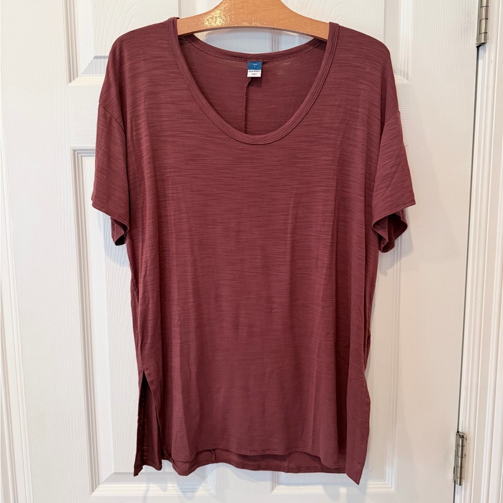 Old Navy Reddish Brown Short Sleeve Tee
